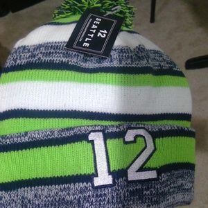Seattle Seahawk 12th Fan Stocking Cap